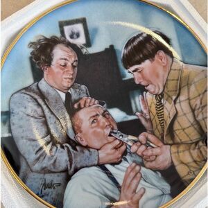 Franklin Mint The Three Stooges Collectors Plates